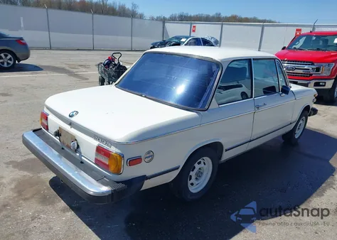1975 BMW 2002 from USA, damaged, VIN 2367211